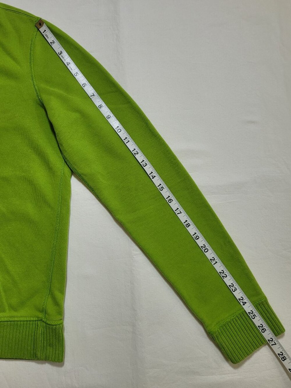 Abercrombie & Fitch Lime Green New York 92 Graphic Sweatshirt Medium Streetwear - Picture 8 of 9